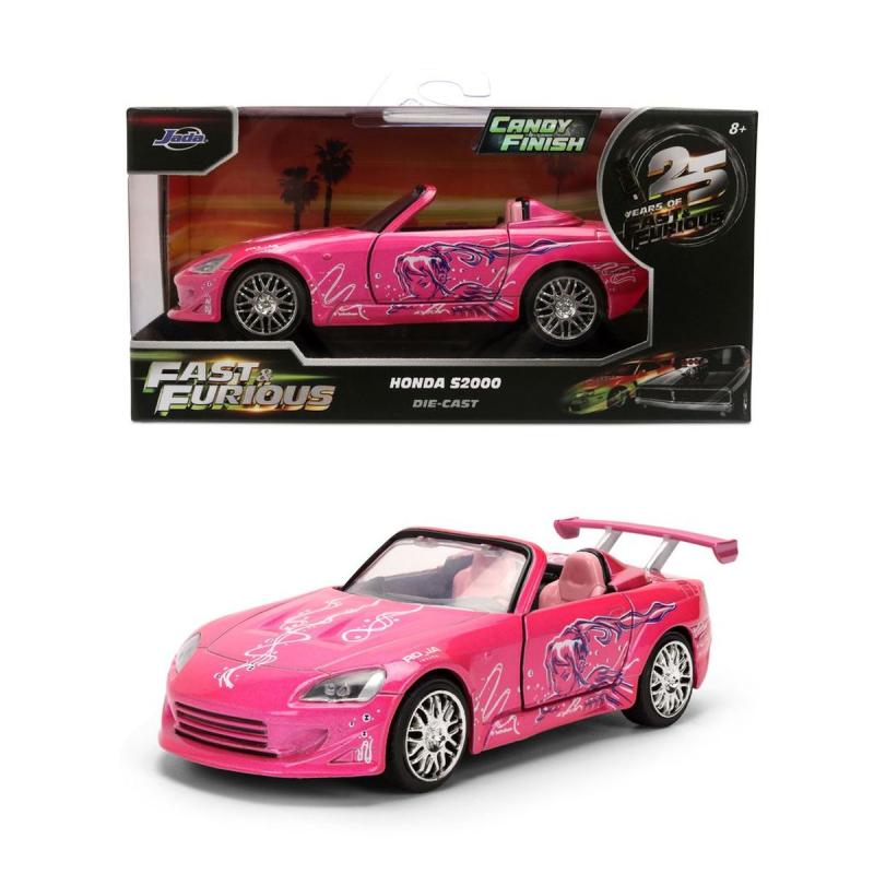 Rychle a zběsile Sukiino auto 2001 Honda S2000 růžová 1:32
